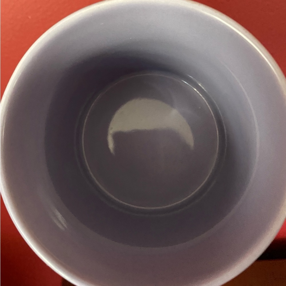 Purple Poodle ceramic Mug, 4 1/4” high - Picture 2 of 4